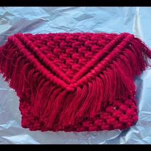 Clutch macrame 100%cotton handmade